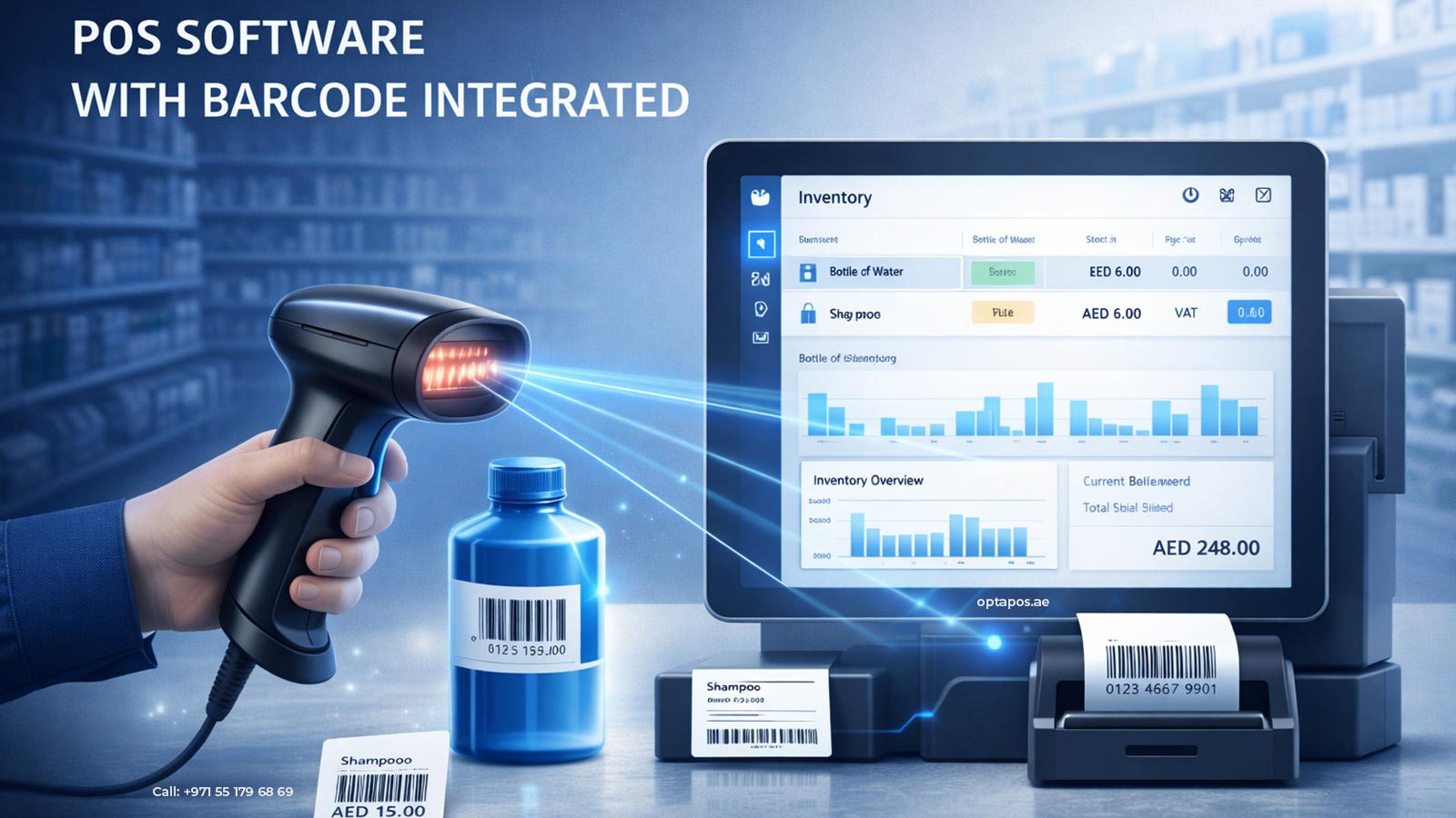 Barcode Integrated POS with OptaPOS
