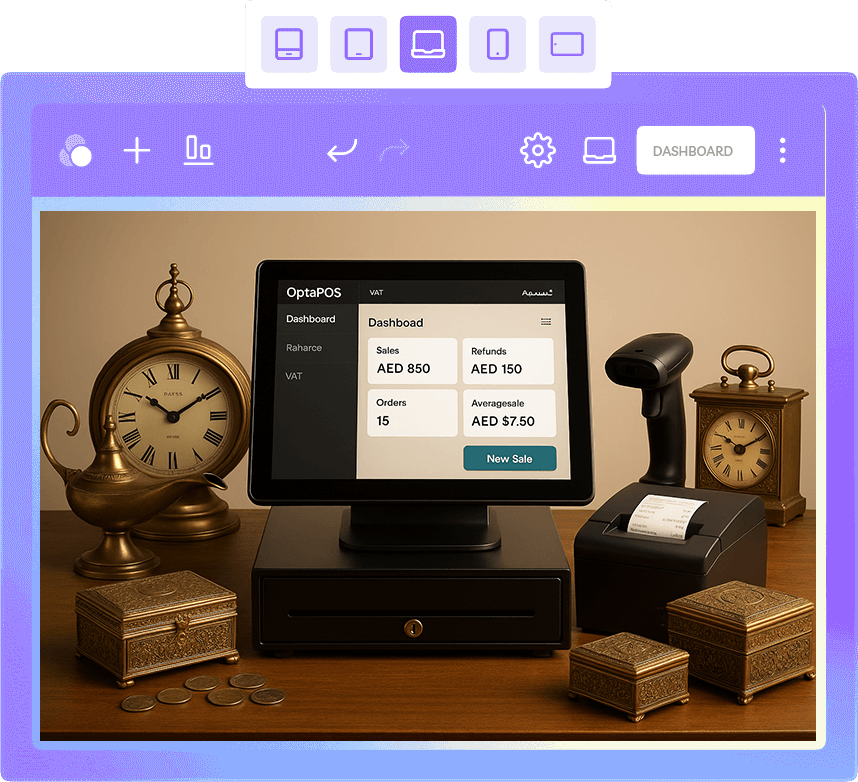 OptaPOS Antique Shop point of sale software in UAE