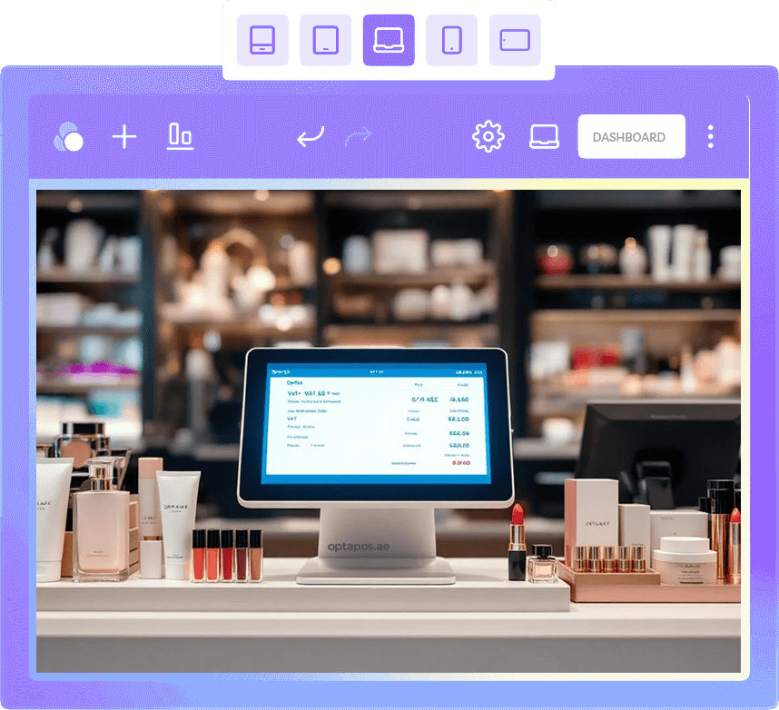 OptaPOS Cosmetics Shop point of sale software in UAE