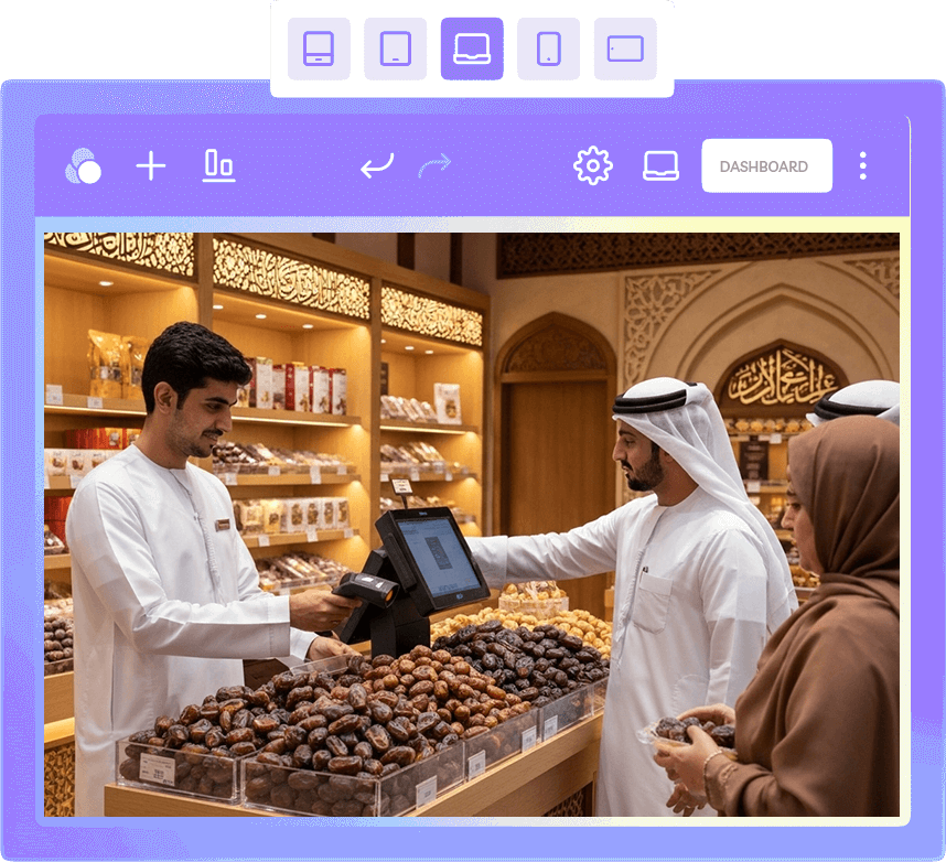 OptaPOS Dates Shop point of sale software in UAE