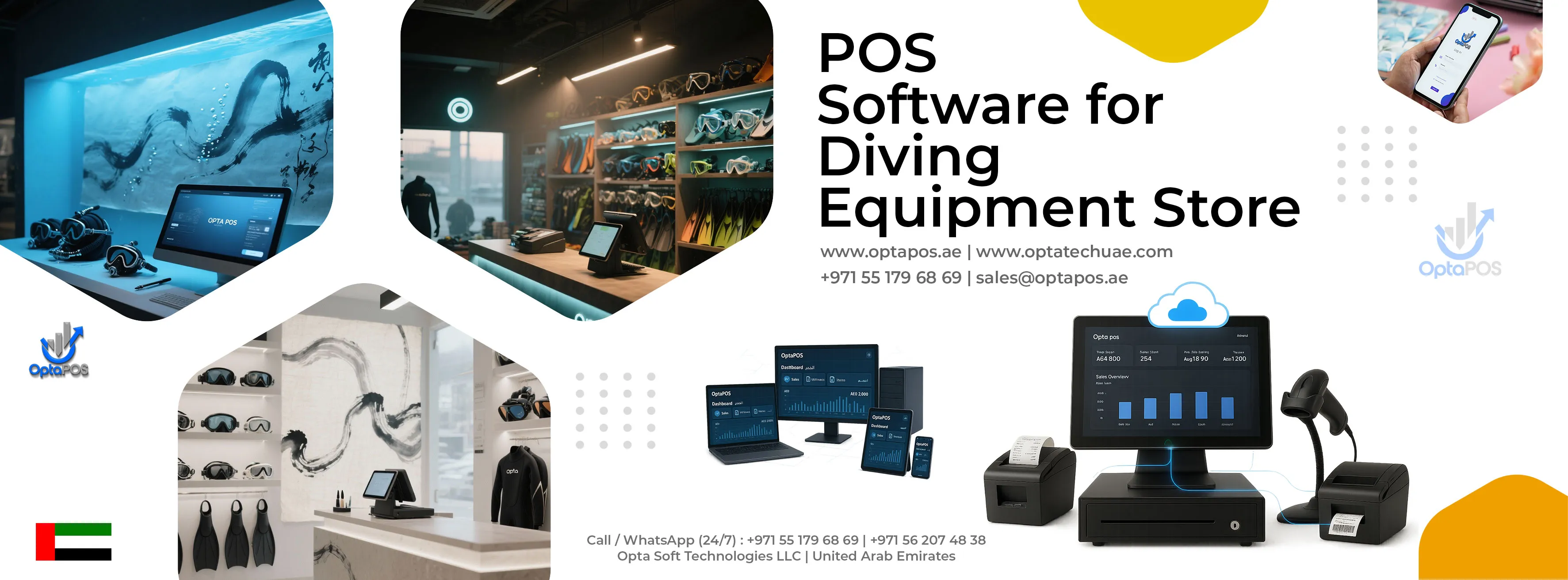POS software for Diving Equipment Store in UAE