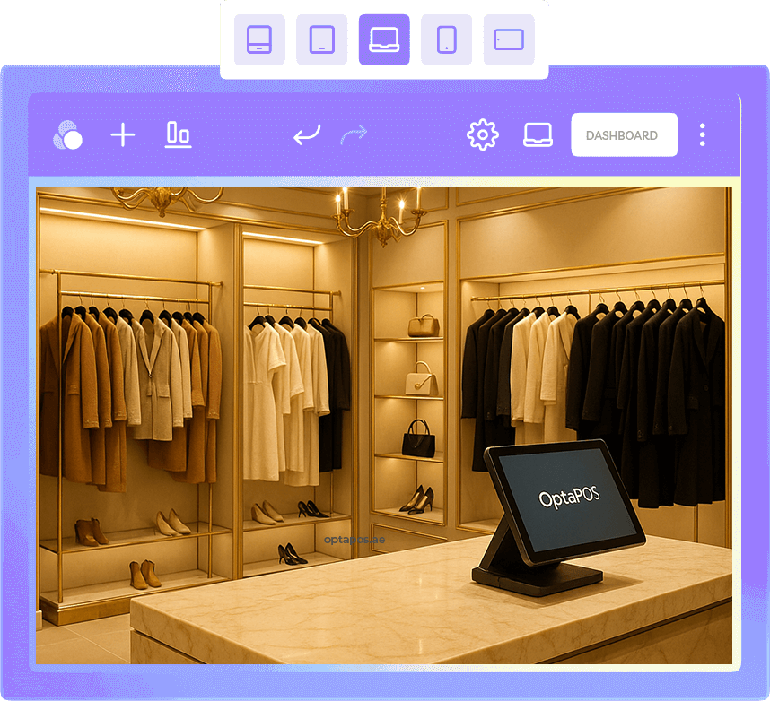 OptaPOS Fashion Boutique point of sale software in UAE