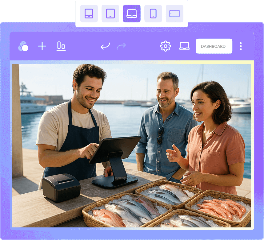 OptaPOS Fish Shop point of sale software in UAE