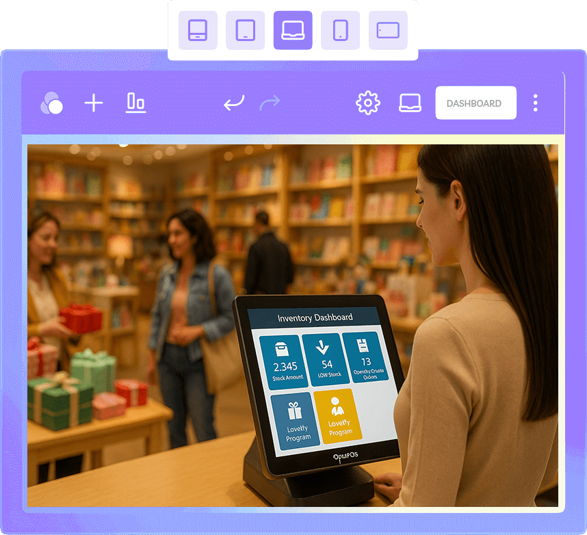 OptaPOS Gift Shop point of sale software in UAE