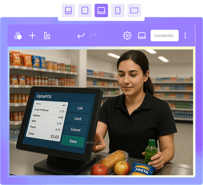 OptaPOS Mini Mart point of sale software in UAE