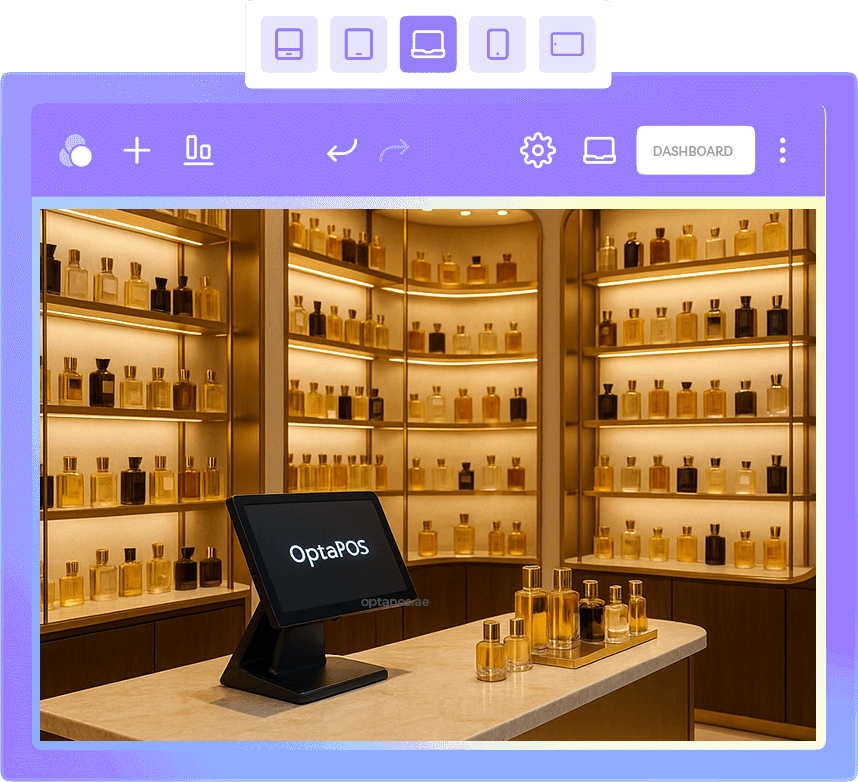 OptaPOS Perfume Shop point of sale software in UAE