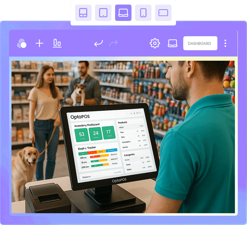OptaPOS Pet Food Shop point of sale software in UAE