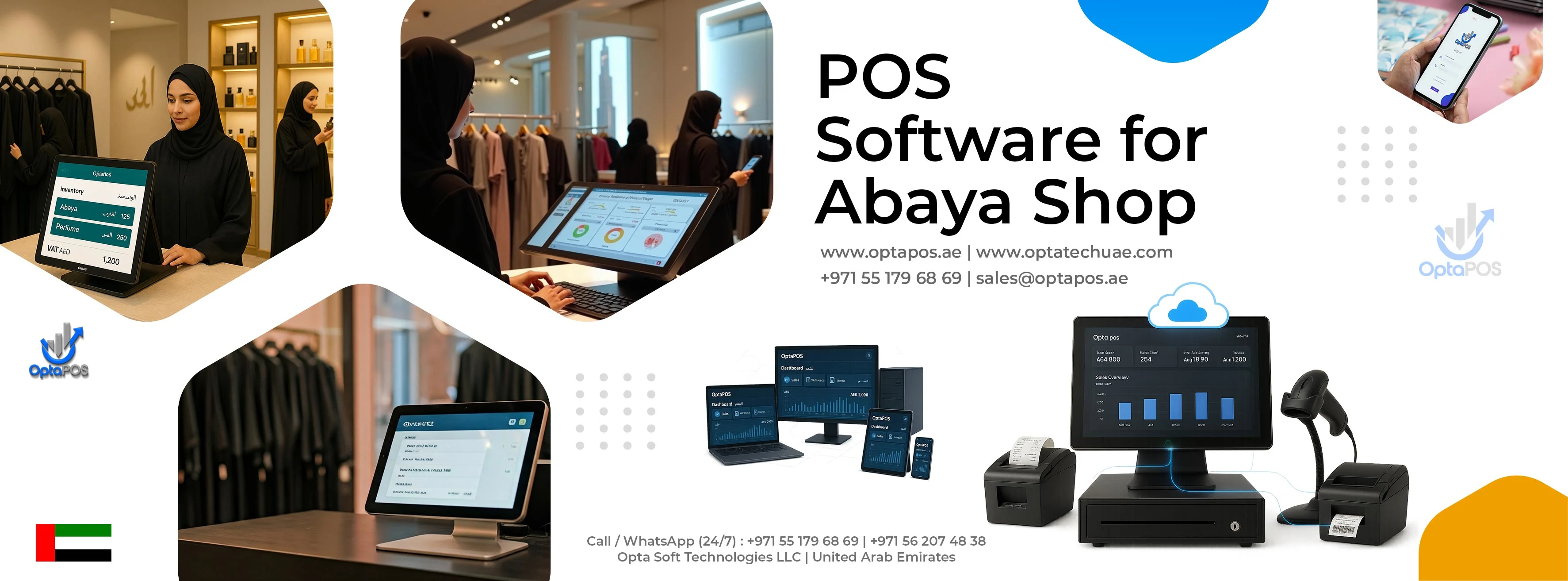 OptaPOS Abaya Shop point of sale software in UAE