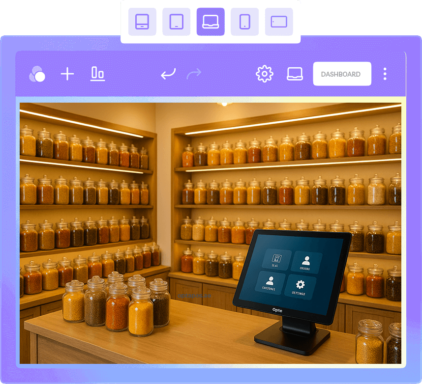 OptaPOS Spices Store point of sale software in UAE