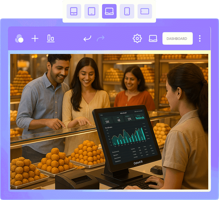 OptaPOS Sweet Shop point of sale software in UAE