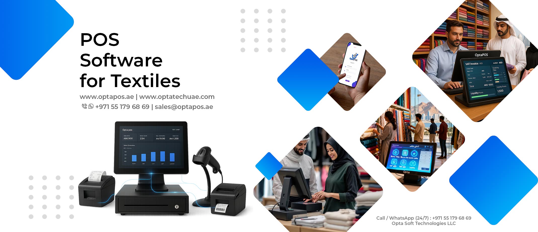 OptaPOS Textile Store point of sale software in UAE