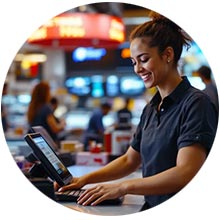 OptaPOS used in an electronics retail store in Dubai